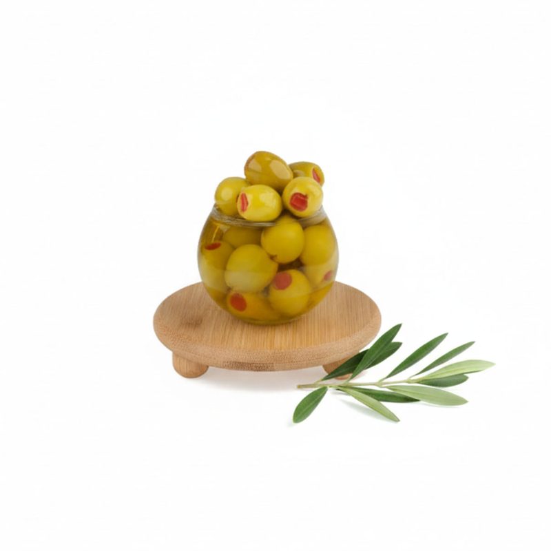 Biberli Dolma Yeşil Zeytin - 700 gr